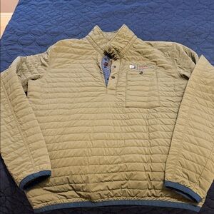 Green Relwen Quilted Pullover Jacket
